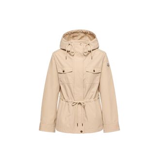 Moncler Moncler Serin Hooded Cotton Blend Parka, Women, Beige, Size: 00