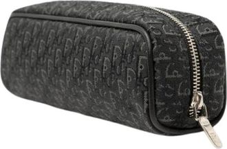 Dior Pre-owned Canvas Pouch - - Pre-owned - Donna - Nero - ONE SIZE