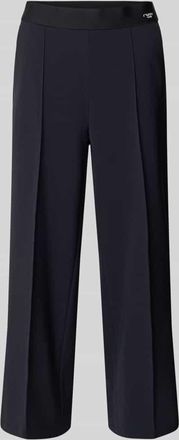 Cambio Cambio Straight Fit Stoffhose mit Ziernaht Modell Cameron in Marine, Gr&ouml;&szlig;e 32