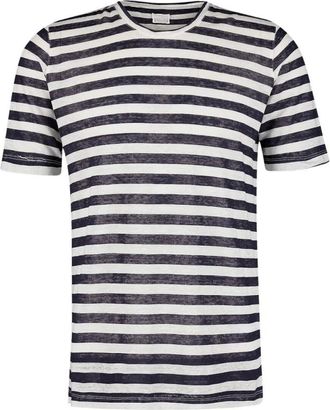 120% Lino Heren, Tops, Veelkleurig, Maat: 2XL Linnen