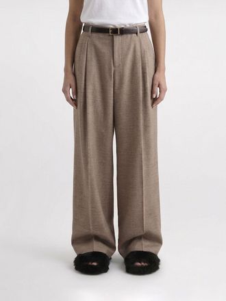 Dolce & Gabbana Pantaloni ampi in viscosa e lino