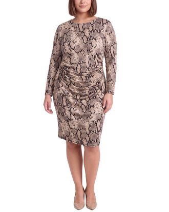 Anne Klein Plus Midi Printed Dress
