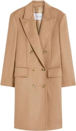 Max Mara Kameel Jassen voor Vrouwen - Dames - Mantel - Bruin - XS - Jassen