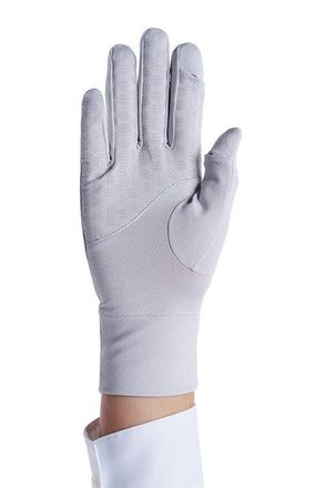 Coolibar Fuji Convertible Fingertip UV Sun Gloves, UPF 50+ Sun Protection in Sleek Grey at Nordstrom, Size Small