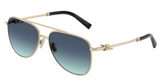 Tiffany & Co. TF3116 62029S Womens Sunglasses Gold Size 59