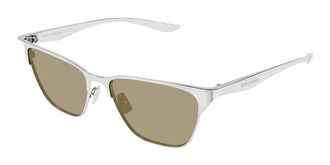 Saint Laurent SL 920 002 Womens Sunglasses Silver Size 55 - Free RX Lenses - Free RX Lenses