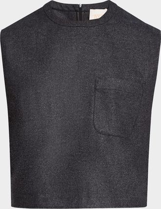 TWP Wool Flannel Muscle Tee