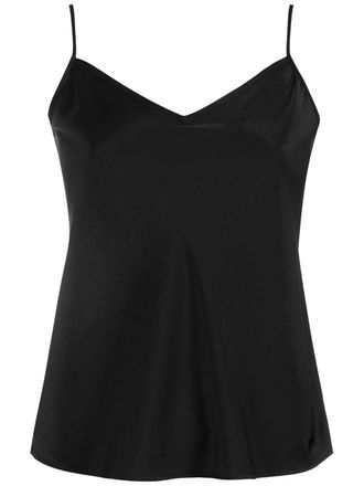 A|X Armani Exchange Top con spalline sottili - Nero