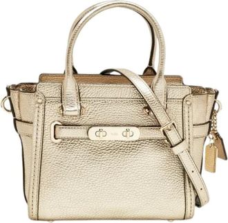 Coach Pre-owned Handbags, female, Yellow, Size: ONE SIZE Pre-owned Handbag