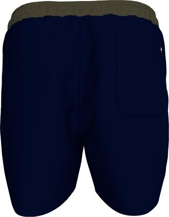 Tommy Hilfiger Mens Medium Drawstring Swim Shorts, Blue (Desert Sky), L