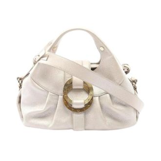 Bulgari Pre-owned Handbags, female, Beige, Size: ONE SIZE Pre-owned Chandra Leather Handbag
