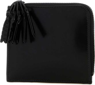 Comme Des Gar&ccedil;ons Mens Black Leather Card Holder Portafogli Wallet
