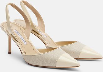 Manolo Blahnik Salones destalonados Capsli con piel