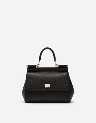 Dolce & Gabbana Borsa A Mano - Woman Handbags Black Leather Onesize