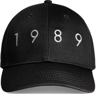 1989 STUDIO logo-embroidered cap - Black