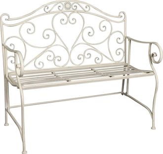 HOME AFFAIRE Bank antikweiss Outdoor geeignet