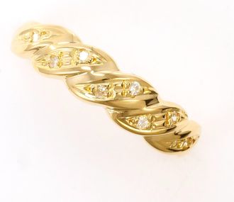 C&A Yellow Gold Yellow Gold (18K) Band Ring (Pre-Owned)