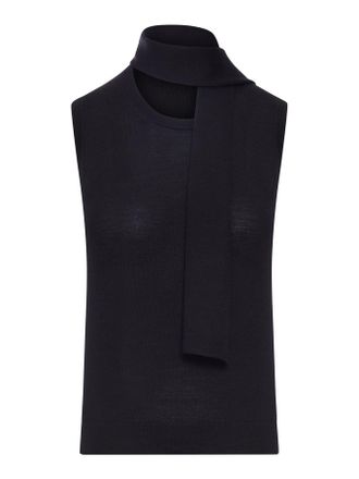 Nome SLEEVELESS TOP WITH INTEGRATED SCARF - Nome - Woman