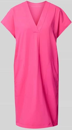 Raffaello Rossi Raffaello Rossi Knielanges Kleid mit V-Ausschnitt Modell JOYCE in Pink, Größe 42