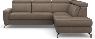 Sit&more Ecksofa »Scarlett L-Form« inklusive Kopfteilverstellung, wahlweise mit Bettfunktion, Bettkasten