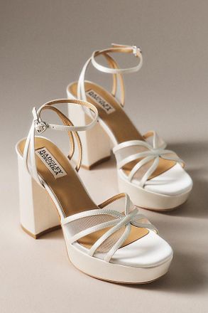 Badgley Mischka Yohana Platform Ankle-Strap Sandals
