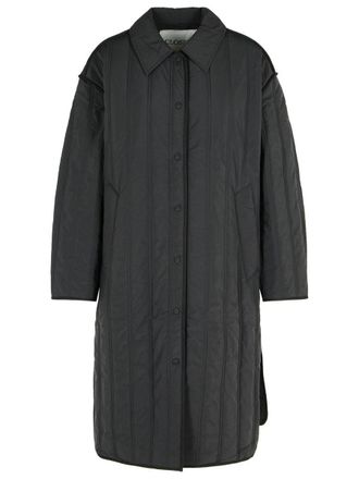 Closed Quilted Black Nylon Coat