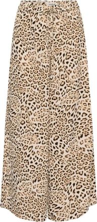 Soaked In Luxury Broeken, Dames, Veelkleurig, XL, Polyester, SLShirley Wijde Geprinte Broek