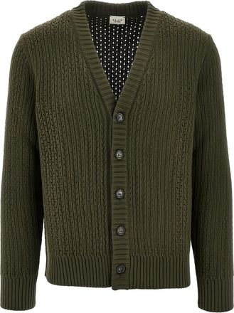 Gallia Cardigan con scollo a V - Verde