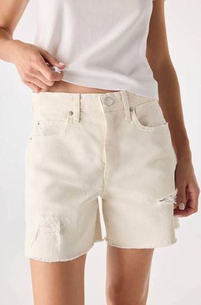Amo Billie Denim Short In Bone