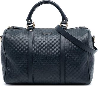 Gucci Pre-owned Gucci Medium Microguccissima Boston Bag Ladies 449646 493075