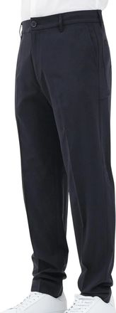 A|X Armani Exchange Navy Blue Tailored Wool-Blend Trousers