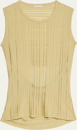 Helmut Lang Sleeveless Open-Back Top