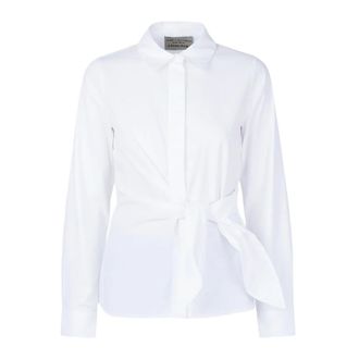Alessia Santi Shirts, female, White, Size: XS Camicia con nodo