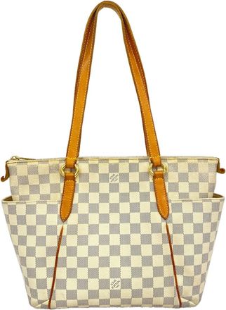 Louis Vuitton White Tote Bag (Pre-Owned)