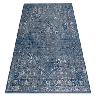 RugsX Rugsx - Alfombra Nain Ornamento, Marco, Vintage 7599/51611 Azul / Beige Blue 120x170 Cm