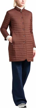 Moorer Quilted Down Jacket In Mogano