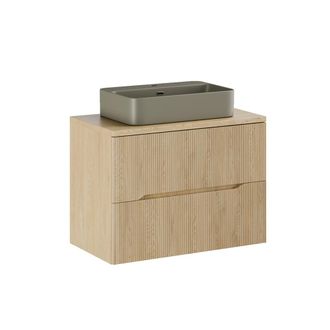 Petits Meubles Mueble lavabo estratificado Roble claro