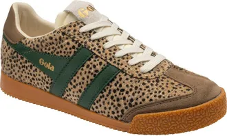 Gola Elan Sneaker in Tan Cheetah/tobacco/evergreen at Nordstrom, Size 6.5