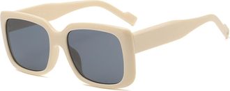 Generic Mens Outdoor Sunglasses Driving Sports Womens Shopping Sun Glasses(Beige)