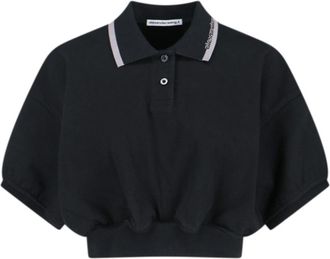 Alexander Wang Logo Polo - Black