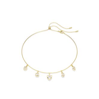 Swarovski Imber Organic WoMens Gold Plated Metal Necklace - 5705463 Gold Tone - One Size