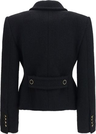 Chlo&eacute; Womens Black Wool Oves Aries Blazer Clothing