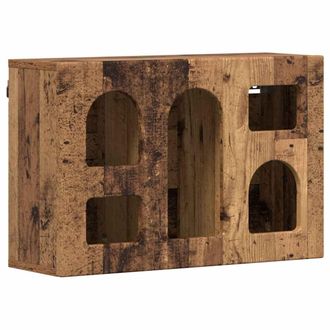 vidaXL Mueble Colgante Con Estante Madera Vieja 60 X 20 X 40 Cm Vidaxl