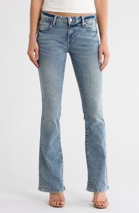 True Religion Becca Mid Rise Bootcut Jeans in Light Mellow W/Destroy at Nordstrom Rack, Size 30