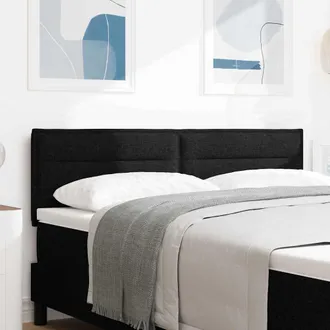 vidaXL Testiera Nero 160 Cm Tessuto Vidaxl