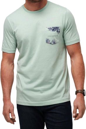 Travis Mathew Hypnotic Breeze T-Shirt In Light Green