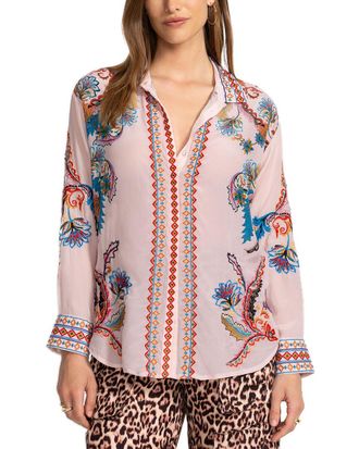 Johnny Was Morelia Silk Shirt