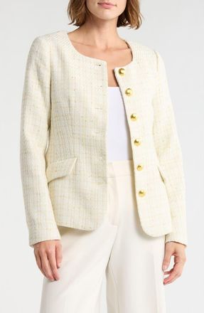 Rag & Bone Lynn Boucl&eacute; Blazer in Off White at Nordstrom Rack, Size 12