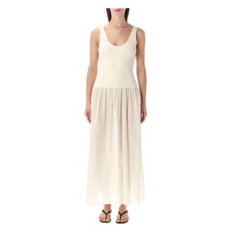 Sessun Maxi Dresses, female, White, Size: S Solao Long Dress