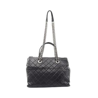 Chanel Pre-owned Matelasse 2way handtas - Dames - Pre-owned - Zwart - Maat: ONE Size Leer